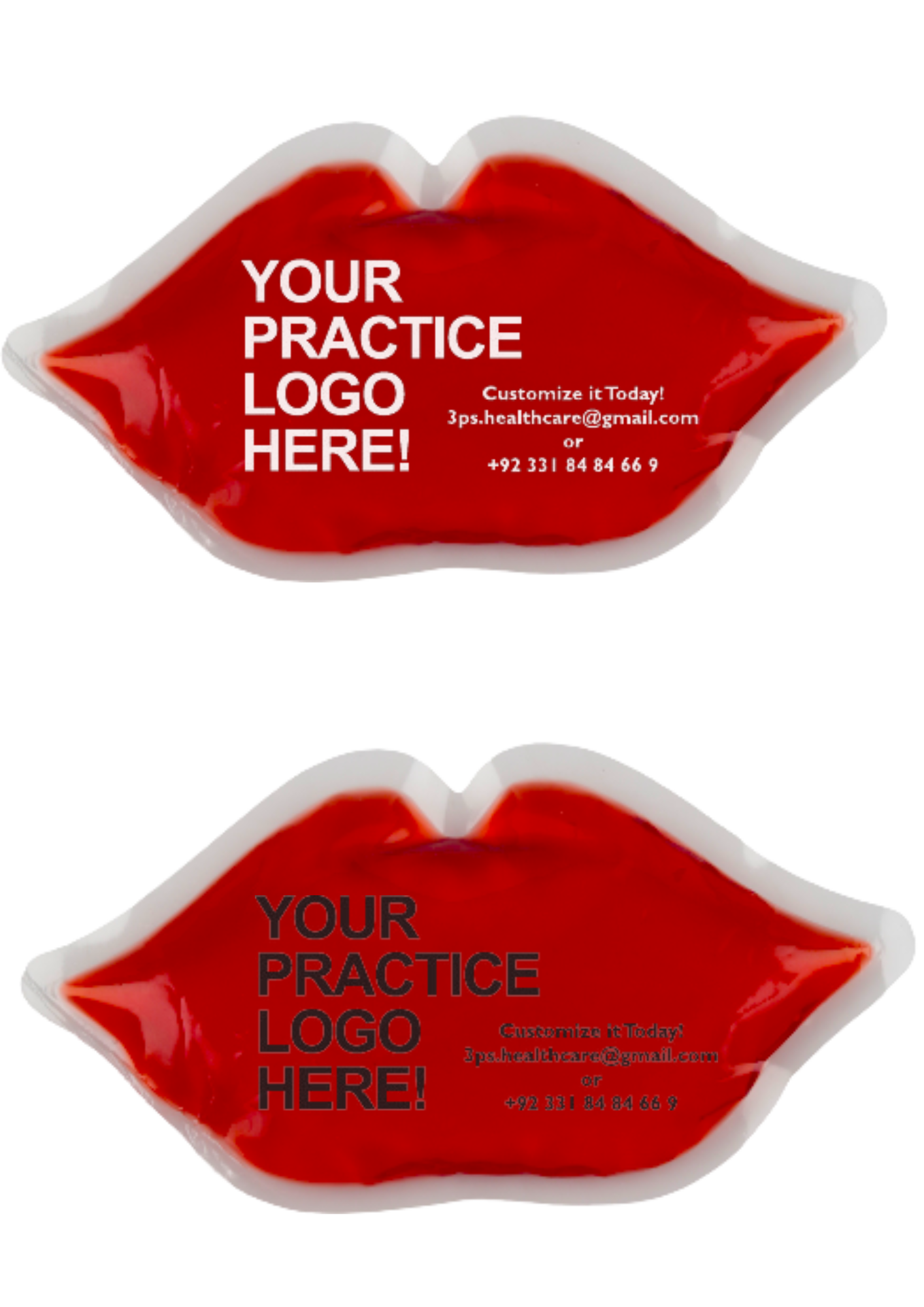 Lip Shape Ice Pack Reference